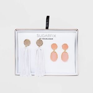Sugarfix by Baublebar Druzy Drop Earring Set